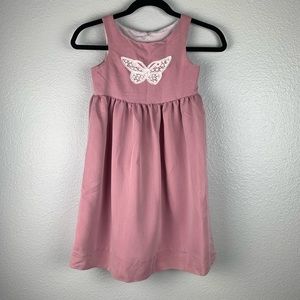 Vintage Chocolate Soup Pink Dress Butterfly Detail